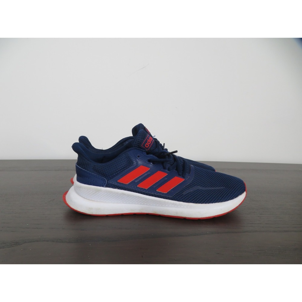 Adidas RunFalcon Shoes Womens 6 Mens 5 Blue Red Mesh Running Sneakers F36543